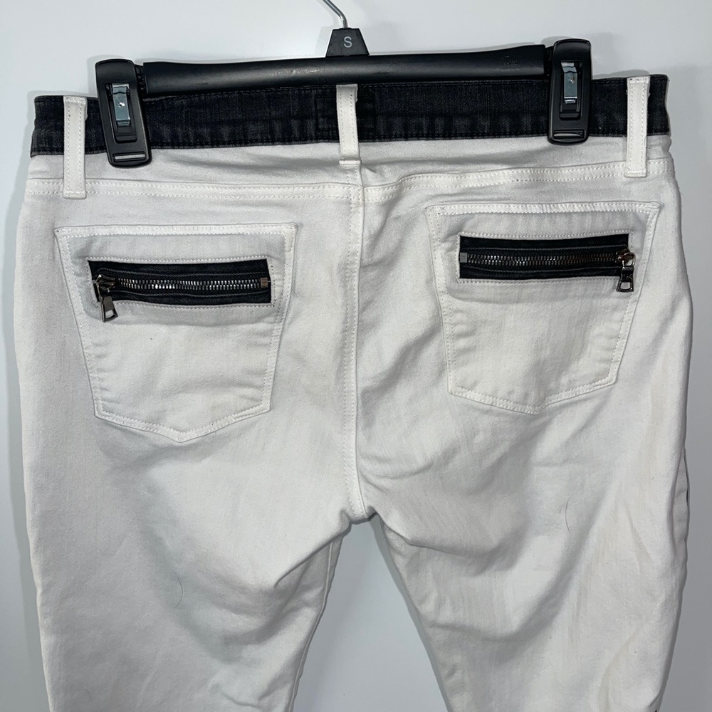 Hudson Chelsea Retreat Colorblock‎ Super Skinny Jeans Size 30 - Picture 11 of 13